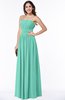 Mature A-line Strapless Chiffon Floor Length Plus Size Bridesmaid Dresses