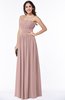 Mature A-line Strapless Chiffon Floor Length Plus Size Bridesmaid Dresses