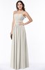 Mature A-line Strapless Chiffon Floor Length Plus Size Bridesmaid Dresses