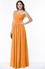 Mature A-line Strapless Chiffon Floor Length Plus Size Bridesmaid Dresses