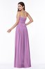 Mature A-line Strapless Chiffon Floor Length Plus Size Bridesmaid Dresses