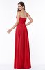 Mature A-line Strapless Chiffon Floor Length Plus Size Bridesmaid Dresses
