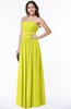 Mature A-line Strapless Chiffon Floor Length Plus Size Bridesmaid Dresses