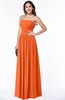 Mature A-line Strapless Chiffon Floor Length Plus Size Bridesmaid Dresses