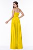 Mature A-line Strapless Chiffon Floor Length Plus Size Bridesmaid Dresses