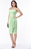 Plain Sheath Sweetheart Zip up Chiffon Ruffles Plus Size Bridesmaid Dresses