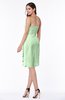 Plain Sheath Sweetheart Zip up Chiffon Ruffles Plus Size Bridesmaid Dresses