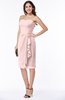 Plain Sheath Sweetheart Zip up Chiffon Ruffles Plus Size Bridesmaid Dresses