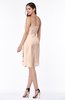 Plain Sheath Sweetheart Zip up Chiffon Ruffles Plus Size Bridesmaid Dresses