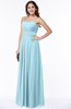 Simple A-line Sleeveless Chiffon Floor Length Plus Size Bridesmaid Dresses