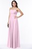 Simple A-line Sleeveless Chiffon Floor Length Plus Size Bridesmaid Dresses