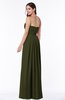 Simple A-line Sleeveless Chiffon Floor Length Plus Size Bridesmaid Dresses
