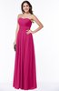 Simple A-line Sleeveless Chiffon Floor Length Plus Size Bridesmaid Dresses