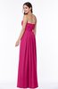 Simple A-line Sleeveless Chiffon Floor Length Plus Size Bridesmaid Dresses