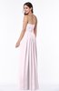 Simple A-line Sleeveless Chiffon Floor Length Plus Size Bridesmaid Dresses