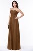 Simple A-line Sleeveless Chiffon Floor Length Plus Size Bridesmaid Dresses