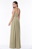 Simple A-line Sleeveless Chiffon Floor Length Plus Size Bridesmaid Dresses