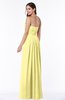 Simple A-line Sleeveless Chiffon Floor Length Plus Size Bridesmaid Dresses