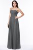 Simple A-line Sleeveless Chiffon Floor Length Plus Size Bridesmaid Dresses