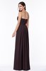 Simple A-line Sleeveless Chiffon Floor Length Plus Size Bridesmaid Dresses