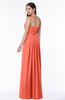 Simple A-line Sleeveless Chiffon Floor Length Plus Size Bridesmaid Dresses
