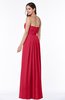 Simple A-line Sleeveless Chiffon Floor Length Plus Size Bridesmaid Dresses