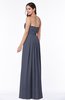 Simple A-line Sleeveless Chiffon Floor Length Plus Size Bridesmaid Dresses