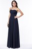 Simple A-line Sleeveless Chiffon Floor Length Plus Size Bridesmaid Dresses