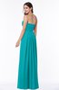 Simple A-line Sleeveless Chiffon Floor Length Plus Size Bridesmaid Dresses