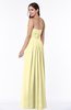 Simple A-line Sleeveless Chiffon Floor Length Plus Size Bridesmaid Dresses