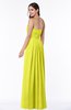 Simple A-line Sleeveless Chiffon Floor Length Plus Size Bridesmaid Dresses