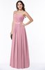 Glamorous A-line Strapless Sleeveless Half Backless Floor Length Plus Size Bridesmaid Dresses