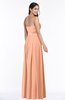 Glamorous A-line Strapless Sleeveless Half Backless Floor Length Plus Size Bridesmaid Dresses