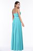 Glamorous A-line Strapless Sleeveless Half Backless Floor Length Plus Size Bridesmaid Dresses