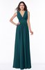 Modest Sleeveless Zipper Chiffon Floor Length Ruching Plus Size Bridesmaid Dresses