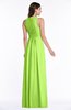 Modest Sleeveless Zipper Chiffon Floor Length Ruching Plus Size Bridesmaid Dresses
