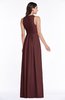 Modest Sleeveless Zipper Chiffon Floor Length Ruching Plus Size Bridesmaid Dresses