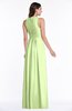 Modest Sleeveless Zipper Chiffon Floor Length Ruching Plus Size Bridesmaid Dresses