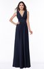 Modest Sleeveless Zipper Chiffon Floor Length Ruching Plus Size Bridesmaid Dresses