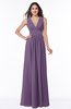 Modest Sleeveless Zipper Chiffon Floor Length Ruching Plus Size Bridesmaid Dresses