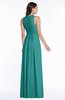 Modest Sleeveless Zipper Chiffon Floor Length Ruching Plus Size Bridesmaid Dresses