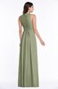 Modest Sleeveless Zipper Chiffon Floor Length Ruching Plus Size Bridesmaid Dresses