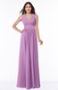 Modest Sleeveless Zipper Chiffon Floor Length Ruching Plus Size Bridesmaid Dresses
