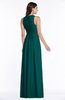 Modest Sleeveless Zipper Chiffon Floor Length Ruching Plus Size Bridesmaid Dresses
