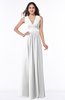 Modest Sleeveless Zipper Chiffon Floor Length Ruching Plus Size Bridesmaid Dresses