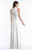 Modest Sleeveless Zipper Chiffon Floor Length Ruching Plus Size Bridesmaid Dresses