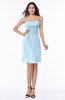 Mature A-line Sleeveless Zipper Chiffon Knee Length Plus Size Bridesmaid Dresses