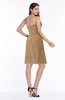 Mature A-line Sleeveless Zipper Chiffon Knee Length Plus Size Bridesmaid Dresses
