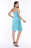 Mature A-line Sleeveless Zipper Chiffon Knee Length Plus Size Bridesmaid Dresses