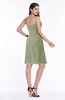 Mature A-line Sleeveless Zipper Chiffon Knee Length Plus Size Bridesmaid Dresses